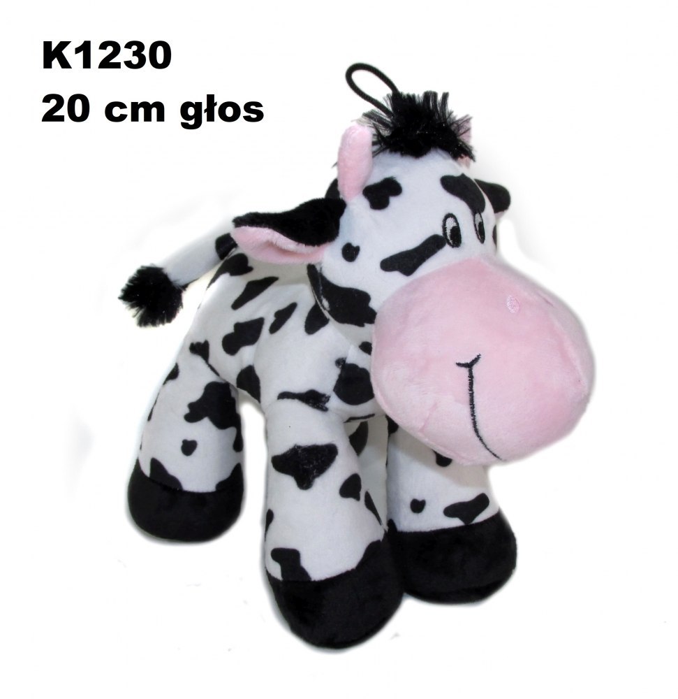 PELUCHE VACHE AVEC VOIX 20CM DEBOUT SA DIMANCHE